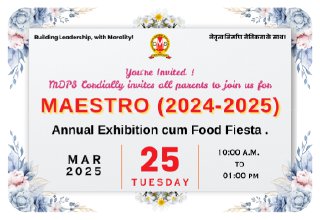 MAESTRO Annual Cum Food Fiesta